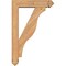Ekena Millwork Funston Arts and Crafts Smooth Bracket w/ Offset Brace, Western Red Cedar, 5 1/2"W x 22"D x 34"H BKT0604X22X34FST03SWR - alternate 2